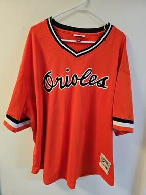 Mitchell & Ness MLB Baltimore Orioles BP jersey -1988 Cal Ripken Jr -Size 56 3XL